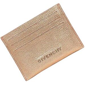 Givenchy pass case pink gold leather  card holder metallic ladies