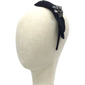 Chanel Camellia Headband Black  Hair