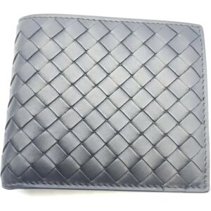 Bottega Veneta Intrecciato Bifold Wallet Black