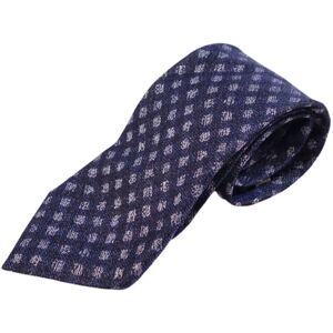 Bottega Veneta Necktie Plaid 100% Silk Men's Blue