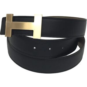 Hermes Belt Buckle Constance & Reversible 38 mm H Size 100 Black x Etaupe Gold