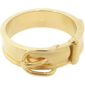 Hermes Belt Motif Scarf Ring GP [Gold Plated] Gold 180088