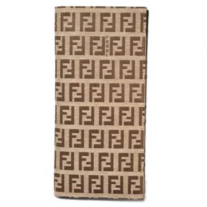 Fendi Wallet for Men Long FF Zucca Beige Brown 8M0010 00NY2 F0RT2