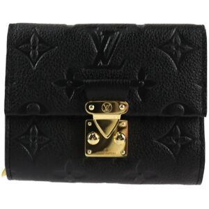 LOUIS VUITTON Portefeuille Metis Compact Trifold Wallet M80880 Monogram Empreinte Black Round Zip Vuitton