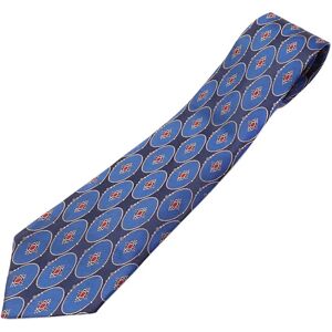 Chanel tie men's silk blue navy