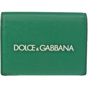 Dolce&Gabbana Women's Leather Wallet [tri-fold] Green