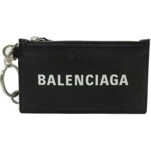 Balenciaga Cash card & key strap Black Calfskin [cowhide] 5945481IZI31090