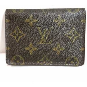 LOUIS VUITTON Monogram Porte 2 Cult Vertical M60533 Brand Accessories Pass Case Men Women