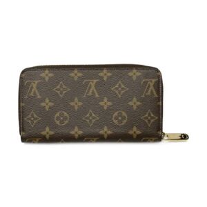 LOUIS VUITTON Zippy Wallet Monogram Round Zipper M41894  Rose Ballerine Long LV