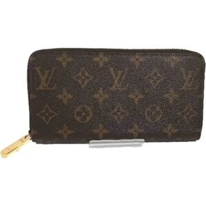 LOUIS VUITTON Long Wallet Monogram Zippy M42616  Brown LV