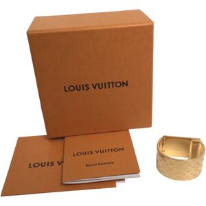 LOUIS VUITTON Accessories Monogram Cuff/Nanogram M00226  Gold Scarf Ring