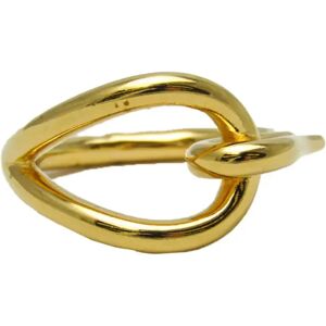 Hermes Metal Scarf Ring Gold jumbo