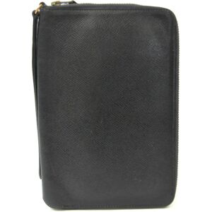 Hermes Travel Case Men,Women Epsom Leather Long Wallet [bi-fold] Black