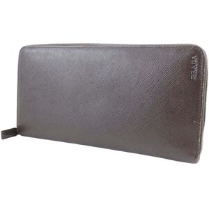 Prada Saffiano Wallet, Brown - Size: Height : 23cm x Width : 12cm x Depth : 2cm