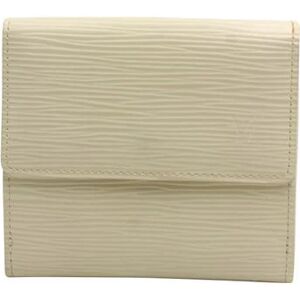 LOUIS VUITTON Epi Leather Cream Wallet