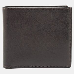 Hermes Macassar Evergrain Leather Vintage Bifold Wallet