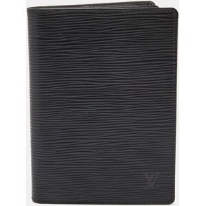 LOUIS VUITTON Black Epi Leather Bifold Document Holder