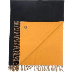 Hermes Stole Double Face 100% Cashmere 2022 Collection 22AW Muffler Ladies Men's Current H259084S Black Yellow