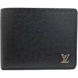 LOUIS VUITTON M30865 Portefeuil Marco Taiga Billfold Black Men's