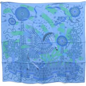 Hermes Carre90 SURTEINT CARRE Blue silk