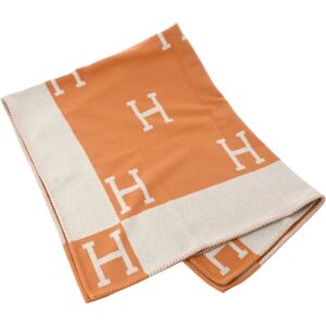 Hermes Blanket Avalon Orange - Women's 90% Wool 10% Cashmere Accessories