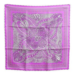 Hermes Carre55 Scalf Purple silk