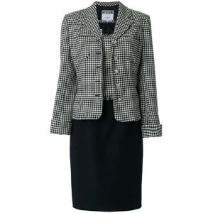 Moschino Black and White Skirt Suit