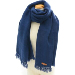 Hermes cashmere stole blue 75×180