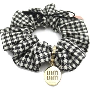 Miu Miu Shush Black White wool 5IF0632F9HF0967