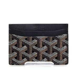 GOYARD Card Case Black,Yellow