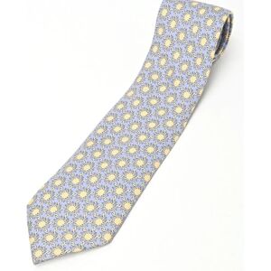 Hermes tie silk print purple B-142029