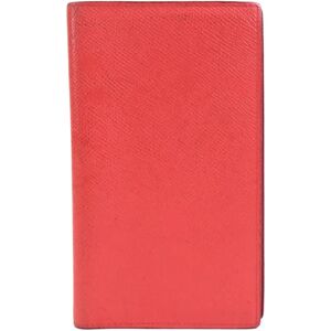 Hermes Notebook Cover Leather Pink/Red Ladies