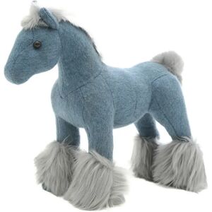 Hermes Hermie PPM Horse Plush Cashmere Polyester Blue