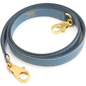 Hermes Kelly Bolide shoulder strap Epson leather blue jeans