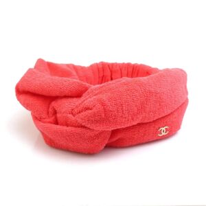 Chanel hair band turban pile pink series ladies