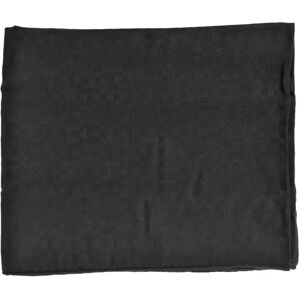 Hermes FACONNEE PETIT H large stole Noir silk x cashmere 364904T 16