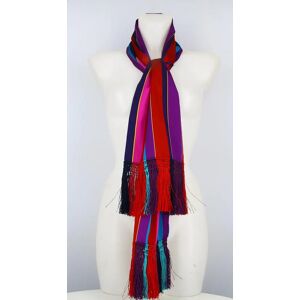 YSL Yves Saint Laurent Long Scarf with Stripes Multicolour