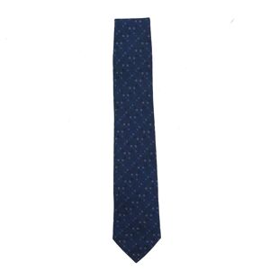 Hermes Tie in Blue Silk