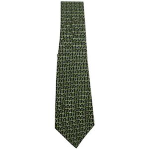 Gucci Black & Green Print Tie