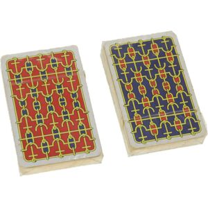 Hermes Playing Cards paper 2Set Red Blue Auth ki2231