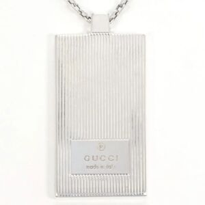 Gucci Vintage Silver Necklace Total Weight Approx. 29.4g 50cm Jewelry