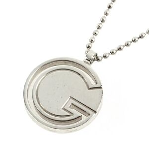 Gucci round G ball chain necklace SV925
