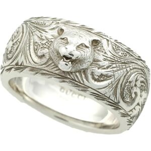 Gucci Cat Ring SV925 Silver 925 #15 13.5 Tiger