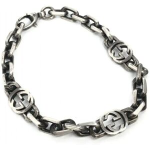 Gucci Interlocking G Bracelet 809356220 Silver