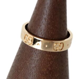 / Gucci ICON icon K18 yellow gold ring size engraved 10