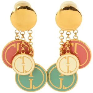 Gucci Circle Logo Charm Swing Earring Multi