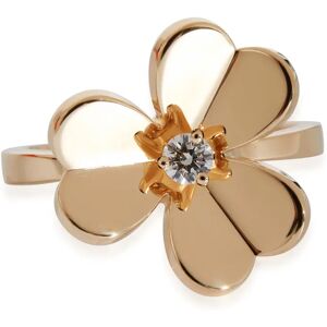 VAN CLEEF & ARPELS Frivole Ring in 18k Yellow Gold 0.09 CTW, Small Model