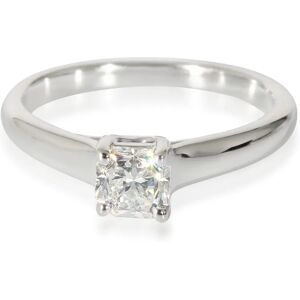 TIFFANY & CO. Lucida Diamond Engagement Ring in Platinum E VS2 0.52 CTW