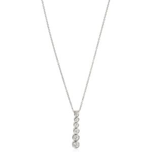 TIFFANY & CO. Jazz Diamond Pendant in Platinum 0.45 CTW