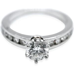 TIFFANY & CO. Diamond Engagement Ring in Platinum G VVS1 1.05 CTW